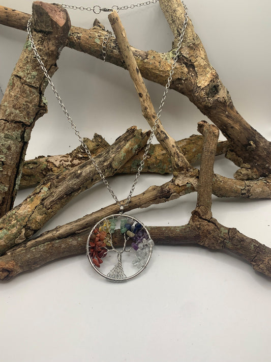 Tree of life Necklace Chakra Jewerly